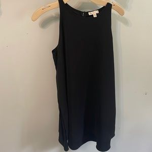 Simple black shift dress